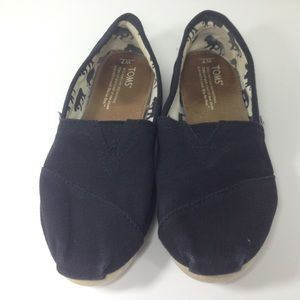 Toms size w7 women's black